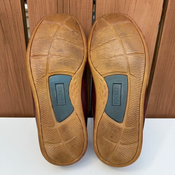 RJ Colt Men's Leather Loafers Slip-On Size 9M Brown - Picture 7 of 8